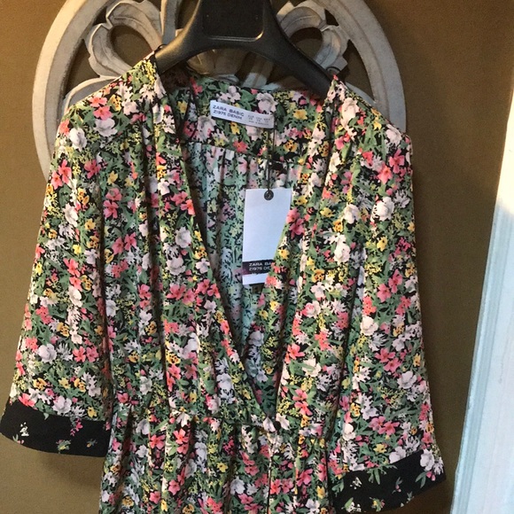 NWT ✨✨ZARA Floral Duster Kimono - Picture 4 of 6
